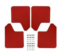 Pour Focus ST RS SE Mk2 MK3 Mk3.5 MK4 2 3 4 ST170 ST225 ST250 Ensemble de garde-boue rouges Garde-boue Garde-boue Élargisseurs d'ailes Garde(4pcs-set Red)