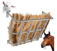 pour Foin Mural - pour Foin pour chèvres et en d'aluminium, Station d'alimentation Polyvalente pour bétail, Suspension Durable pour granges, étables, clôture