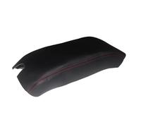 Pour Ford F150 2009-2014 Housse Couvercle D'accoudoir Central En Similicuir Microfibre D'accoudoir(Black-red line)