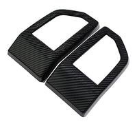 pour Ford F150 2015-2019 2 Pièces ABS Fibre De Carbone Côté Climatisation Évent Sortie Couverture Garniture Autocollant Voiture Tableau De Bord Cadre