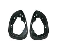 pour Ford Fiesta MK7 2009-2017, Cache Rétroviseur Latéral Noir Mat Cadre Support Bague Garniture caméra de Marche arrière(Right and Left)