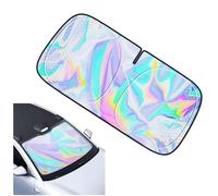 pour Ford Focus St RS Hatchback 2012-2018 Pare-Soleil de Pare-Brise, Pare-Soleil Holographique, Réflecteur UV Irisé Fenêtre Avant, Isolant Thermique Pliable