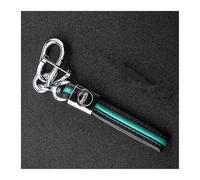 pour Ford Focus4 Edge Explorer Mondeo Trurus Mustang Ranger Protecteur TPU Voiture 3 4 Boutons Porte-clés du Couvercle De Boitier Keycahin(Green Key Chain)