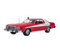 pour Ford Police Duo 1976 Ford Gran Torino Simulation De Voiture De Police Modèle De Voiture Décorations 1 18(Taglia Unica)