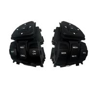 Pour Ford Pour Bord Boutons Multifonctions Volant | Bouton multifonction commutateur commande radio vitesse croisière direction BT4T-9E740-AFW(1 paire)