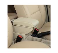 Pour Ford Pour Ecosport 2013-2017 Boîte D'accoudoir De Voiture Console Centrale Boîte De Rangement Support De Verre Accessoire De Style De Voiture(C Styke Beige)