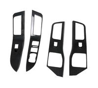 Pour Ford Pour Explorer U625 2020-2022 Voiture ABS Fibre Carbone Couleur Moulures Intérieures Décoration Couverture Autocollants Intérieur Automobile(Glass switch)