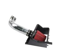 Pour Ford Pour F150 5.0L V8 2011-2014 3.5 "bouclier Thermique De Voiture Course Kit D'induction D'admission D'air Froid Filtre Durite Admission Air(Silver)
