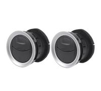 Pour Ford Pour Fiesta 2006 2007 2008-2016 Pour Connect 2009-2013 1697430 8A6HAQ18B09 Grille De Sortie D'air De Climatisation(2 PCS Noir)