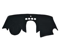 pour Ford pour Fiesta 2009 2010 2011 2012 2013 2014 2015 2016 2017 2018 Couverture Tableau De Bord De Voiture Tapis De Tableau De Bord Tapis Anti-UV(Black)