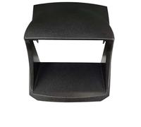 pour Ford pour Fiesta Mk6 2009-2017 Façade D'autoradio 9 Pouces 2DIN avec Panneau Stéréo Faisceau Câblage 16 Broches Câble d'alimentation Et Décodeur Canbus QAQMHVCVB(Only Frame)