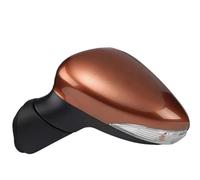 Pour Ford Pour Fiesta Mk7 MK8 2009-2017 Rétroviseur Extérieur Électrique Complet(Orange-Left Side)