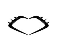 pour Ford pour Fiesta MK8 MK8.5 St-Line Version Standard 2018-2024 Spoiler Latéral Arrière Extérieur avec Diffuseur d'air BLNETU(Gloss Black)