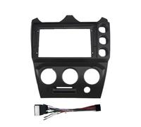 pour Ford pour Fiesta pour Max 2005-2012 Façade D'autoradio 9 Pouces avec Support Android - Panneau De Montage KLAUER(Black Frame Cable)