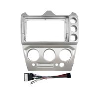 pour Ford pour Fiesta pour Max 2005-2012 Façade D'autoradio 9 Pouces avec Support Android - Panneau De Montage KLAUER(Silver Frame Cable)