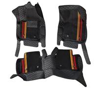 pour Ford pour Focus 10-17 C346 MK3 sans Boîte Rangement en Plastique À L'extérieur du Siège Tapis Sol Voiture Couverture Complète Double Couche Ensemble de Coussinets pour Les Pieds