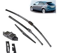 pour Ford pour Focus 2 2005 2006 2007 2008 2009 2010 2011 essuie-Glace Avant arrière Ensemble de balais d'essuie-Glace Pare-Brise Pare-Brise Avant Lunette arrière 26 "+ 17" + 14" essuie-Glaces