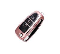 pour Ford pour Focus 2 3 MK3 St RS pour Ecosport pour Kuga pour Escape pour Fiesta pour C-Max pour S-Max Housse Protection Clé Voiture(Pink)