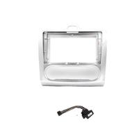 pour Ford pour Focus 2004-2011 Cadre Panneau Multimédia Voiture | Cadre D'Autoradio Harnais De Panneau Stéréo Android De 9 Pouces Carlaoer(Frame with Cable1)