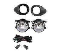 Pour Ford Pour Focus 3 2012-2014 LED Antibrouillard Couvercle De Lumière Chromé Cadres Lampe Gril Phare Faisceau Câbles Antibrouillard Auto