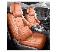 Pour Ford Pour Focus 3 2012-2018 Ensemble De Housses Sièges Auto En Cuir Pleine Fleur, Accessoires Intérieurs Housse Siège Voiture(Orange,LUXUry)