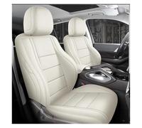 Pour Ford Pour Focus 3 2012-2018 Ensemble De Housses Sièges Auto En Cuir Pleine Fleur, Accessoires Intérieurs Housse Siège Voiture(Beige,Standard)