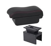 Pour Ford Pour Focus Mk1 Boîte D'accoudoir Accoudoir De Voiture Universel Pièces Intérieures Boîte De Rangement Centrale Avec Lumière USB Voiture Accoudoir Boîte(B1 3 USB)