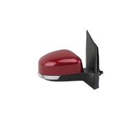 Pour Ford Pour Focus Mk2 2008-2011 Version Euro Clignotant Chauffant Rétroviseur Voiture 6 Broches Ensemble Rétroviseurs Latéraux Rétroviseur Électrique Bras(Right Wine Red)