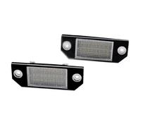 Pour Ford Pour Focus Pour C Pour MAX 03 Pour MK2 03-08 2 Pièces Sans Erreur 6500K Blanc LED Éclairage De Plaque D'immatriculation Lampe Lumière Plaque D'immatriculation
