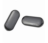 Pour Ford Pour Focus Pour MK2 Pour Fusion Pour Galaxy 1 paire de clignotants latéraux dynamiques à LED avec fonction de clignotement séquentiel Clignotant Voiture(Smoked)