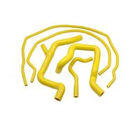 Pour Ford Pour Focus RS MK2 MKII Radiateur Tube Refroidissement Pièces Performance Remplacement Kit Tuyau D'eau De Radiateur En Silicone Tuyau D'admission(Jaune)