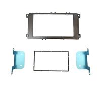 pour Ford pour Galaxy II 2006-2011 Façade D'autoradio 2 DIN Kit D'installation Complet Cadre Et Enjoliveur Cadre Autoradio(Argent,173X98 mm)