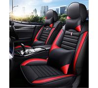Pour Ford Pour Kuga Ensemble Complet Couverture Housse Siège Voiture Pour Galaxy Pour Edge Pour Explorer Pour Mondeo Pour Focus Pour Mustang Pour Évasion Protection Siège Auto(Noir rouge,Deluxe)