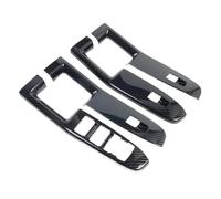 Pour Ford Pour Kuga Pour Escape 2020 2021 2022 2023 2024 Cache Pour Bouton De Commande De Lève-vitre De Porte De Voiture Panneaux De Garniture Automobile(Carbon Fiber Color)