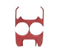 Pour Ford Pour Mondeo 2013-2016 Porte-gobelet, Rangement Et Autocollant Intérieur Pour Console Centrale Garniture Panneau Changement Vitesse(Red)