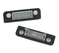 Pour Ford Pour Mondeo MK2 Pour Fiesta MK5 Pour Fusion Blanc Canbus Plaque D'immatriculation Arrière Étiquettes Lumières LED Nombre Plaque D'immatriculation Lumière Lampe