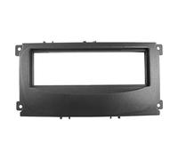 pour Ford pour Mondeo pour C-Max pour Kuga pour Focus Autoradio Audio 1DIN Kit Cadre Façade Lecteur DVD Installation Panneau Tableau Bord Garniture YTdhfDGJ(Black)