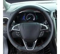pour Ford pour Mondeo pour Fusion pour Edge 2013-2020 pour Galaxy 2016-2020 pour S-Max 2012-2020 Housse Volant Voiture Housse de Volant de Voiture(White Thread)