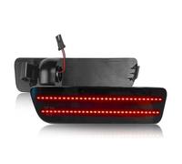 pour Ford pour Mustang 2005 2006 2007 2008 2009 2 Pièces Pare-Chocs Arrière Voiture Feu Position Latéral Rouge Coque Fumée Accessoires Feu Arrière Voiture Clignotants Clignotant Latéral
