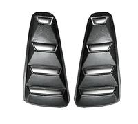 Pour Ford Pour Mustang 2005 2006 2007 2008 2009 2010 2011 2012 2013 2014 2 pièces 1/4 quart de fenêtre latérale persiennes Scoop couvercle évent tuyau de filtre à air( Carbon Look)