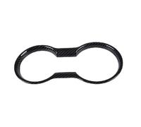 Pour Ford Pour Mustang 2015-2019 Cadre Décoratif Pour Porte-gobelet Avant Autocollant Accessoires Intérieurs HLWXMDZ(Carbon fiber pattern)