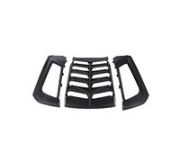 pour Ford pour Mustang 2015-2022 Fenêtre Arrière Persienne Voiture Décorations Boîtier Sortie d'air Volets Gril Couverture Cadre FRTRGVUVXP(Matte Black)