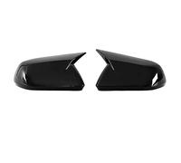 Pour Ford Pour Mustang 2015-2022 Version Américaine Coque Rétroviseur Latéral Avec Sans Clignotant Rétroviseurs Porte voiture(2-Glossy Black)
