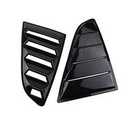 pour Ford pour Mustang Coupé 2015-2019 2020 Arrière Quart Fenêtre Persiennes Écopes Becquet Voiture Tunning Panneau Côté Évent Couverture FRTRGVUVXP(Carbon Texture)