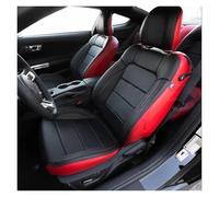 Pour Ford Pour Mustang Coupé 2015-2024 Housses De Siège Auto, Ensemble Complet, Matériau Durable Housse Siège Voiture(Noir rouge)