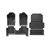 pour Ford pour Ranger 2024 2025 Version Américaine Ajustement 5FT 59.6 Lit Camion Tapis Doublure Coffre Doublure Lit Noir TPE Tapis Sol Tapis Coffre Voiture(RHD 5PCS)