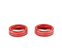 Pour Ford Pour Ranger Pour Wildtrak 2015-2021 Bouton Commande Volume Multimédia Phares Avec Cache Pour Transmission Intégrale Accessoire Intérieur(Red 15-18)