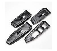 pour Ford pour Ranger T9 2023 2024 Aspect Fibre Carbone Décoration Panneau De Garniture De Couverture Intérieure De Voiture Moulage Intérieure Garniture intérieure(Window Switch (LHD))
