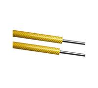 Pour Ford Pour S-Max Mk2 CD539 MPV 2015-2023 Hayon Arrière Coffre Amortisseur Ressorts Vérins À Gaz Tiges D'Étanchéité Supports Levage Amortisseur(Yellow carbon fiber)