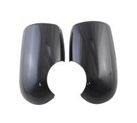 Pour Ford Pour Transit Pour Tourneo 2000-2014 ABS Chrome Voiture Côté Porte Rétroviseur Couverture Garniture Extérieure Accessoire 2 Pièces BLNETU(Carbon)